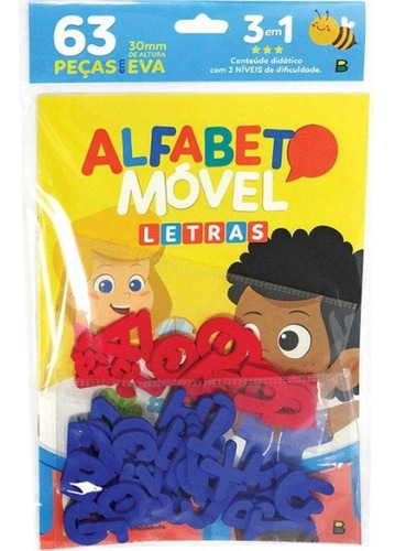 Livro Alfabeto Movel Letras