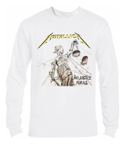 Polera Ml Metallica And Justice For All Metal Abominatron