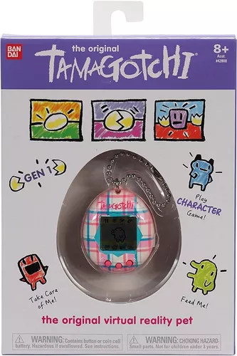 Tamagotchi Escoces Rosa Gen 1 Mascota Virtual Bandai Color Rosa Y