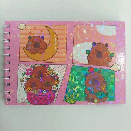 Kits De 4 Capibara Para Colorear, 49 Hojas, Dibujo Y Pintura