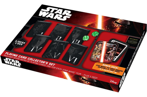 Juego De Cartas Star Wars Playing Card Collectors's Set