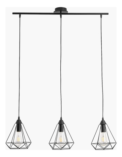 Lámpara De Colgar Elayne Negro Form Design