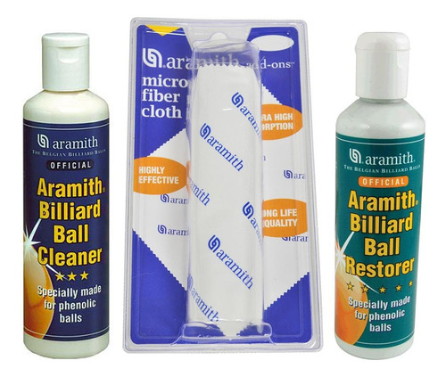 Aramith Kit Limpiador Toalla Bola Piscina