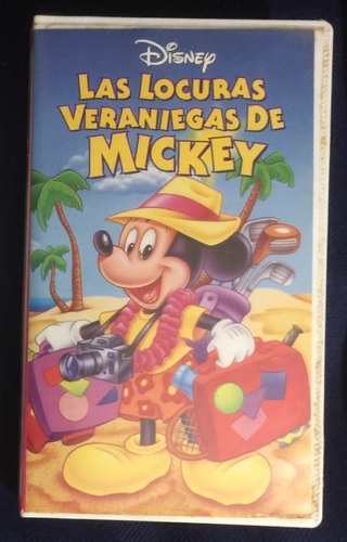 Las Locuras Veraniegas De Mickey Película Disney Vhs #6