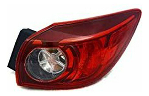 Depo Passenger Side Cola Light De Repuesto Para 14 16 Mazda 