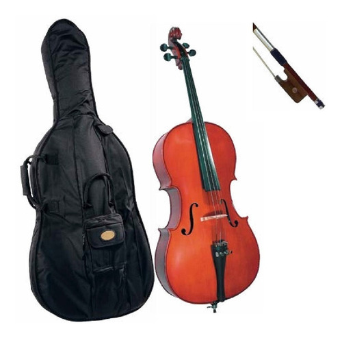 Cervini Hc100 Cello 4/4 Estudio Estuche Arco Resina