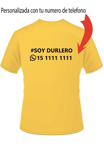 Remera Durlock Oficial® Personalizada