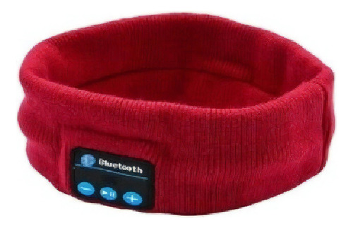 Gorro Fone Faixa Bluetooth Sem Fio Wireless Headphone Música Cor Vermelho