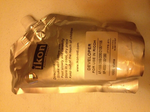 Imagen 2 de 2 de Bolsa De Revelador De 1 Kg Mp 9000-1100-1350 Typo 21 Ikon