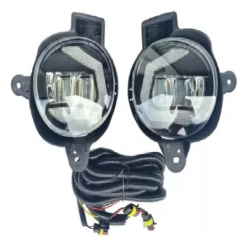 Kit Antiniebla Led Con Luz Drl Toyota Fortuner 2006-2018