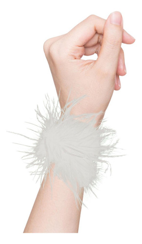 Muñequeras De Plumas Artificiales Manga Desmontable Punk
