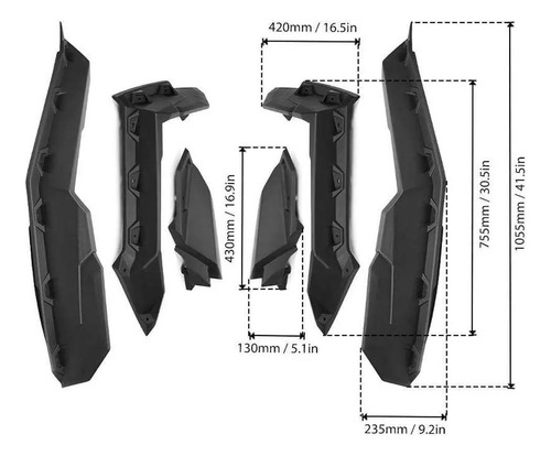 Cantoneras Loderas Can Am Maverick X3 Max 2020 2021 2022