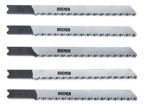 Hojas De Caladora Bremen 5360 Encastre U Para Metal X 5u