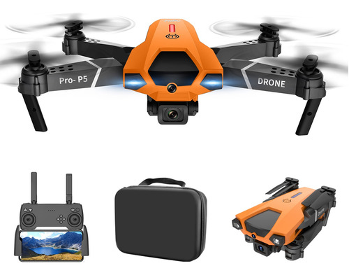 Drone Con Doble Cámara Fpv Hd De 1080p, Control Remoto, Jugu