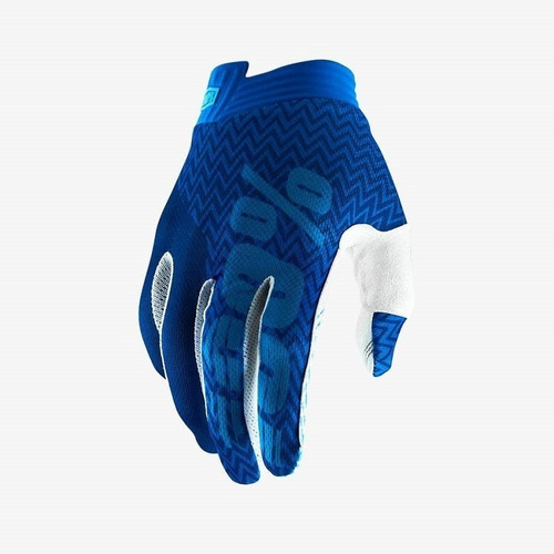  Guantes 100% Track Gloves Blue/navy Talle M - Bmmotopart