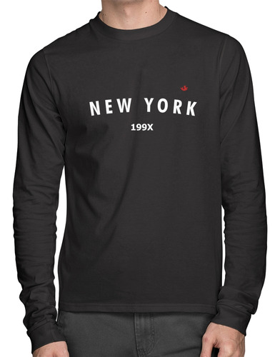 Camiseta Algodão New York 199x Longa