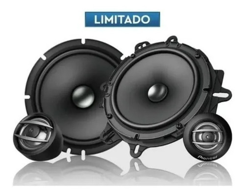 Alto Falante 6 Pol Kit 2 Vias Pioneer Ts-a1600c 350wrms