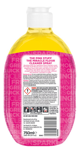 Limpiador Directo Al Piso The Pink Stuff 750 Ml