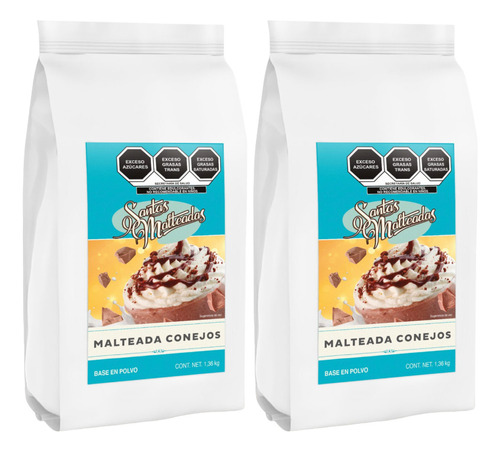 Pack 2 Bases Para Malteada - Malteada Conejitos Bolsa 1.36 K