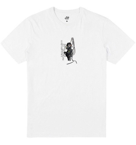 Camiseta Lost Android Sheep Masculina Branco