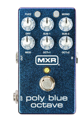 Pedal Mxr Poly Blue Octave M306 Pitch + Fuzz + Octavador