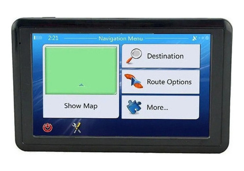 Navegador Gps Portátil Para Un Auto Hd De 5 Pulgadas Color Negro Mapas Precargados Incluidos 90 Countries