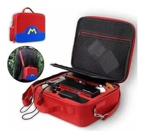 Mochila Protectora Transporte Para Videojuego Switch Retro