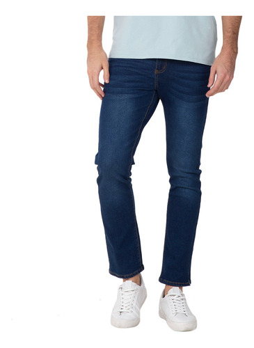 Jeans Skinny León Básico Para Caballero Quarry