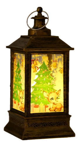 Farol De Viento Led Con Forma De L, Diseño Navideño, Microno