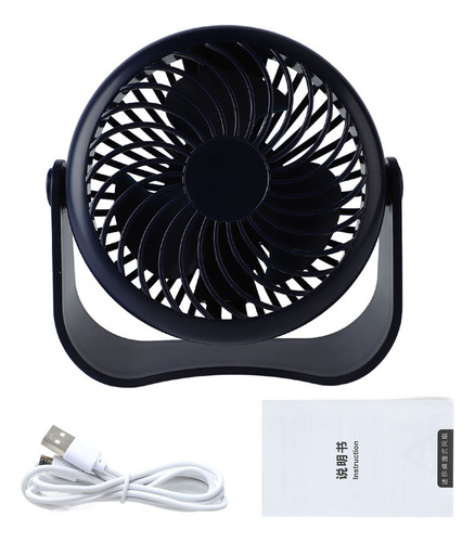 Fs- Ventilador De Escritorio Pequeño, 3 Velocidades Del