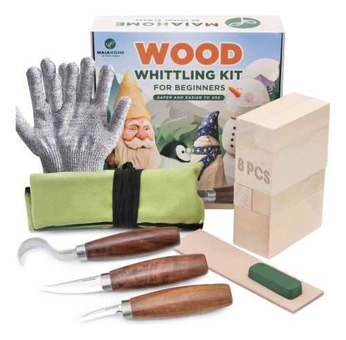 Kit De Cuchillos De Madera Para Principiantes - Experiencia