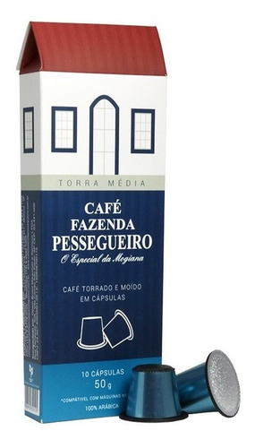 Café Fazenda Pessegueiro Em Cápsulas Torra Média 10 Unidades