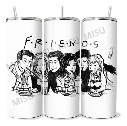 Friends Serie Vaso Térmico Tumblr 600 Ml 