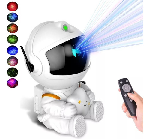 Lámpara Led  Proyector Astronaut Galaxy Estrella Noche Niños