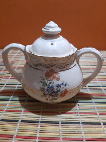 Azucarera Muy Antigua De Porcelana Art 1167