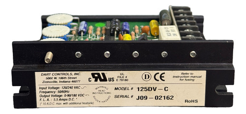 Dart Controls 125dv-c Control De Velocidad