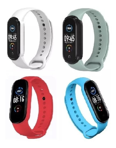 Pack 4 Mallas Para Xiaomi Mi Band 7 Correa Reloj Smartwatch 