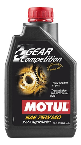 Óleo Transm. Competição Motul Gear Competition 75w-140 1l