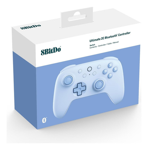 Control 8bitdo Ultimate 2c Bluetooth Controller (switch) Color Azul