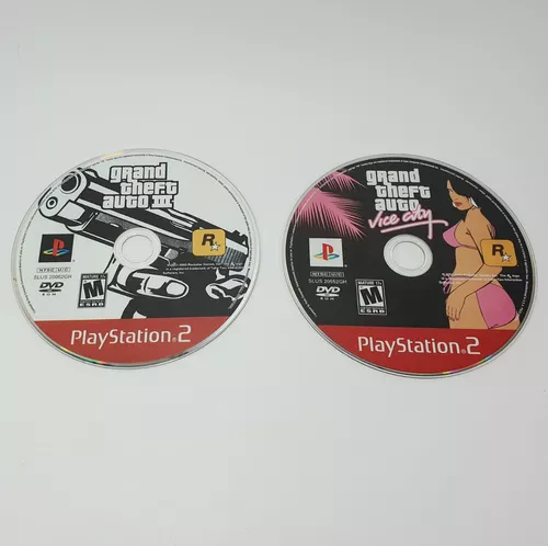 Grand Theft Auto III + Vice City Double Pack Ps2 (Jogo GTA