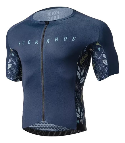 Jersey Remera Ciclista Transpirable Secado Rápido Azul 