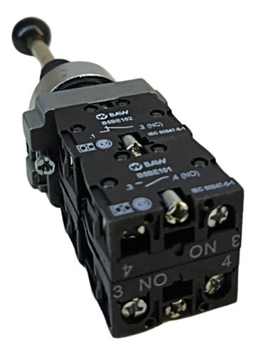 Manipulador (joystick) 4 Direcciones Retorno Cero Autom. Baw Negro