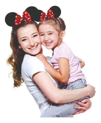 Disney Minnie Mouse Ears Set De 2 Diademas Mommy Me