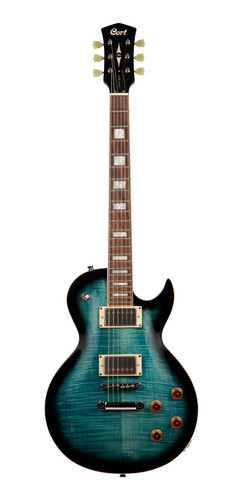 Imagen 1 de 2 de Guitarra eléctrica Cort CR Series CR250 de caoba dark blue explosion con diapasón de jatoba