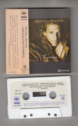 1992 Michael Bolton Timeless Cassete Promo Uruguay Raro 