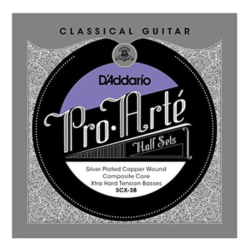 D Addario Scx-3b Pro-arte Cobre Bañado En Plata En Nucleo