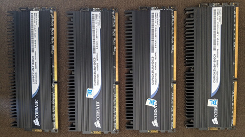 Imagem 7 de 8 de Memoria Corsair Dominator Ddr3 1600mhz 4x4 16gb