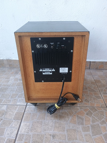 Sub Woofer Pioneer Ativo Model Htp-105/205sw Original Preto (Usado)