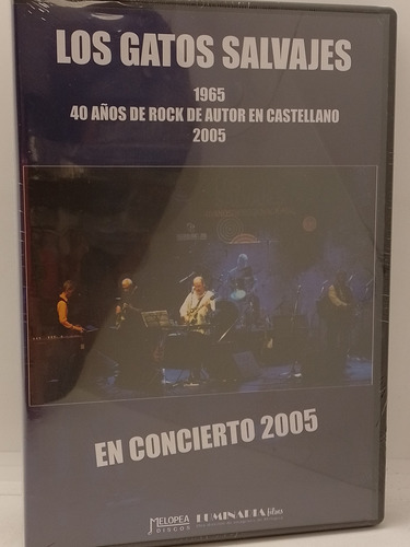 Los Gatos Salvajes En Concierto 2005 Dvd Nuevo 