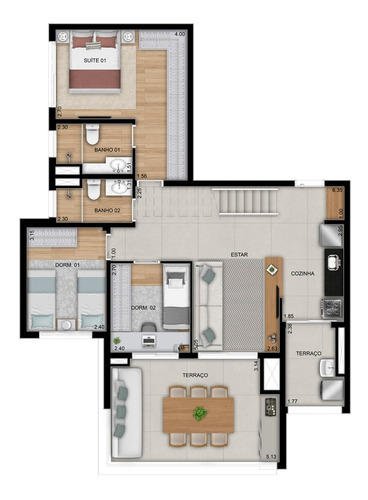 Imagem 22 de 27 de Apartamento À Venda No Bairro Brooklin Paulista - São Paulo/sp - O-27256-44491